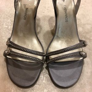 Caparros formal gray sandals, size 9